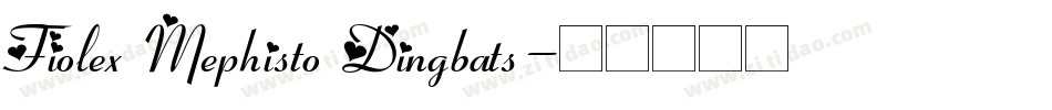 Fiolex Mephisto Dingbats字体转换